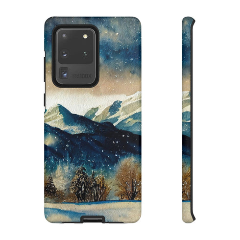 Snowy Colorado Rocky Mountains - Impact Resistant Phone Case Samsung Galaxy S20 Ultra Matte